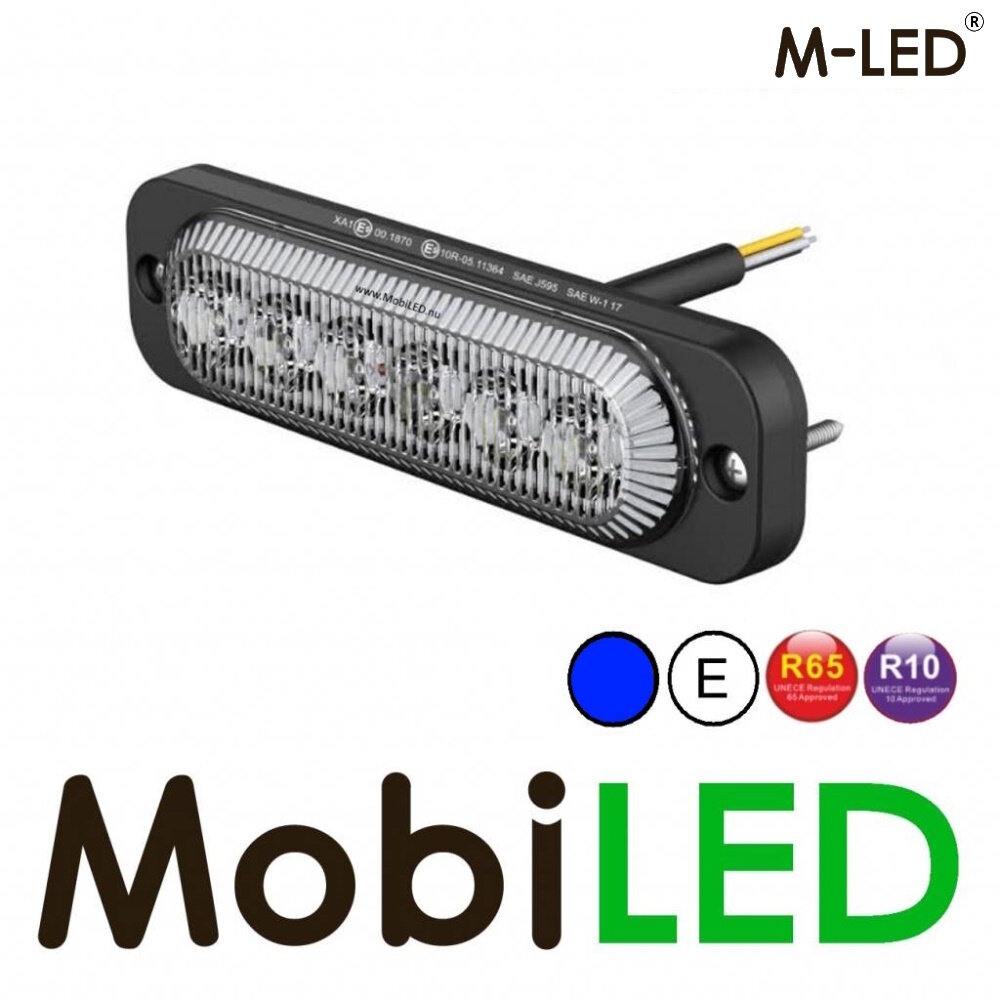 M-LED M-LED Flasher blue ultra thin E-mark
