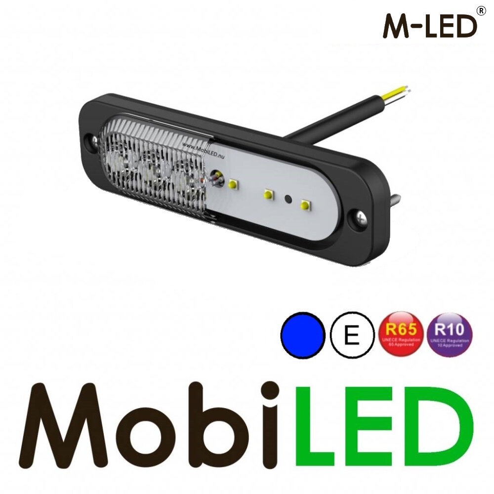 M-LED M-LED Flitser blauw superdun E-keur M-LED M-LED Flitser blauw superdun E-keur