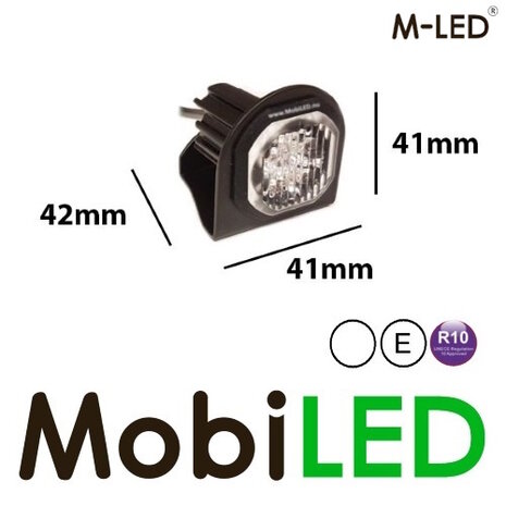 M-LED M-LED Hide away flitser wit inbouw E-keur M-LED M-LED Hide away flitser wit inbouw E-keur