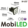 M-LED M-LED Hide away flitser wit inbouw E-keur M-LED M-LED Hide away flitser wit inbouw E-keur
