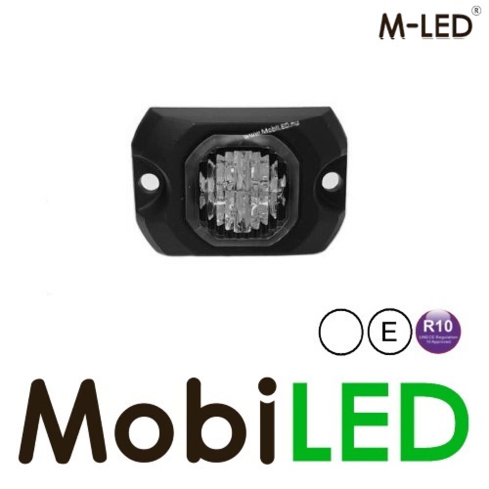 M-LED M-LED Hide away flash blanc montage en saillie E-marque M-LED M-LED Hide away flash blanc montage en saillie E-marque