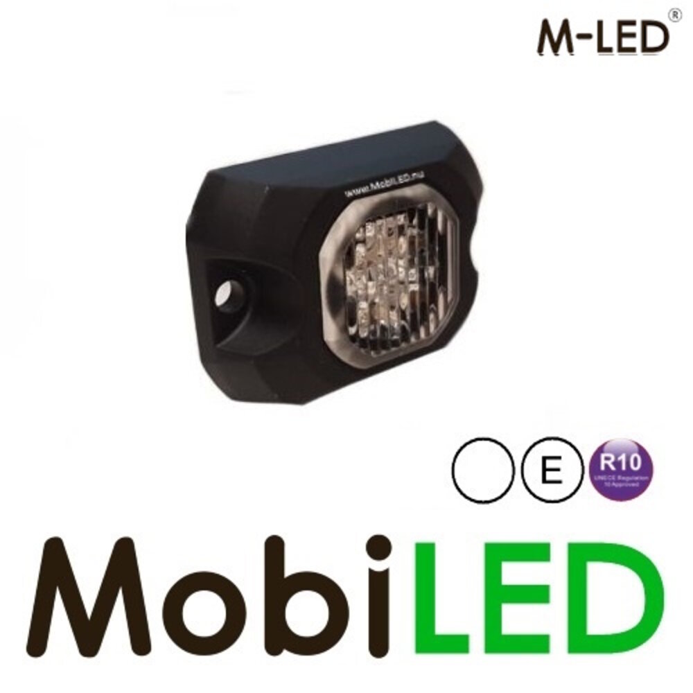 M-LED M-LED Hide away flitser wit opbouw E-keur M-LED M-LED Hide away flitser wit opbouw E-keur
