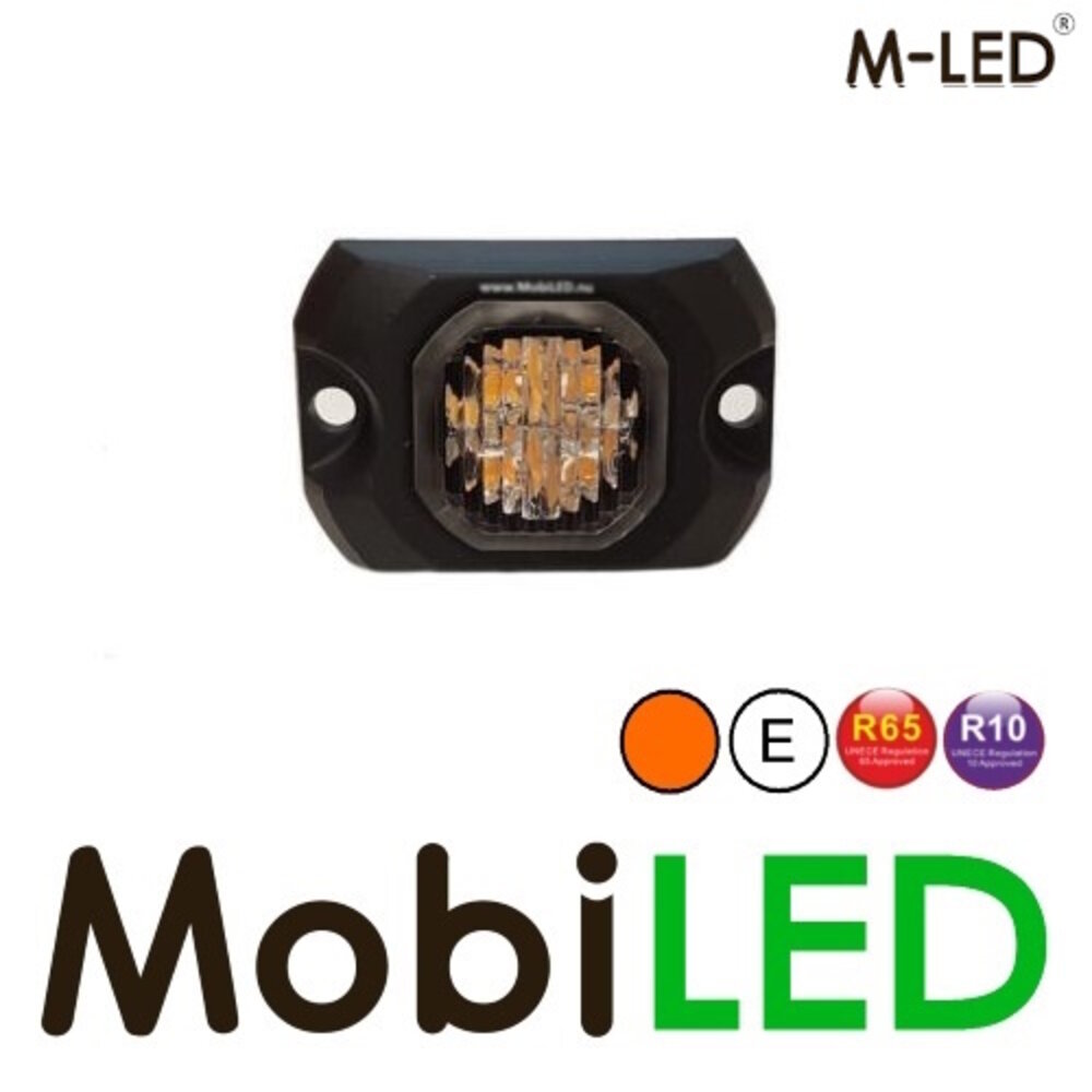 M-LED M-LED Hide away flash montage en saillie ambre E-marque