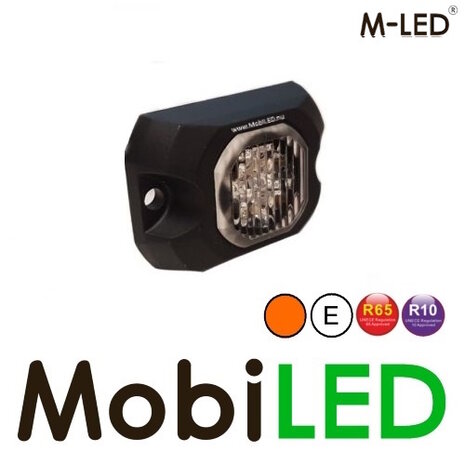 M-LED M-LED Hide away flash montage en saillie ambre E-marque