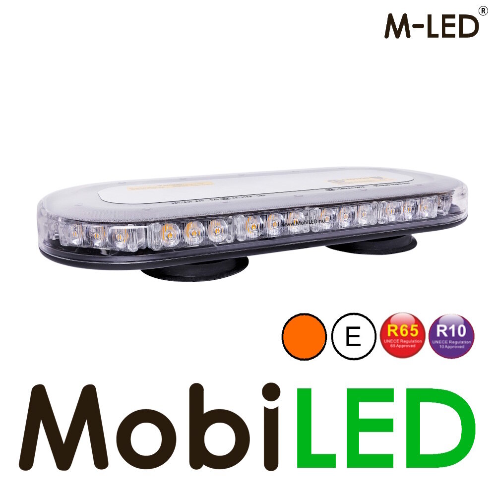 M-LED M-LED Flash bar roof set 126 watts Amber E-mark magnet