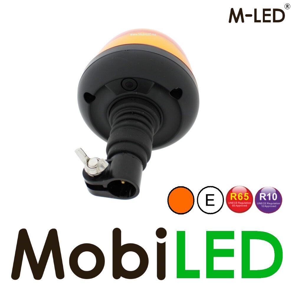 M-LED M-LED Amber zwaai/flitslamp met 7 patronen E-keur M-LED M-LED Amber zwaai/flitslamp met 7 patronen E-keur