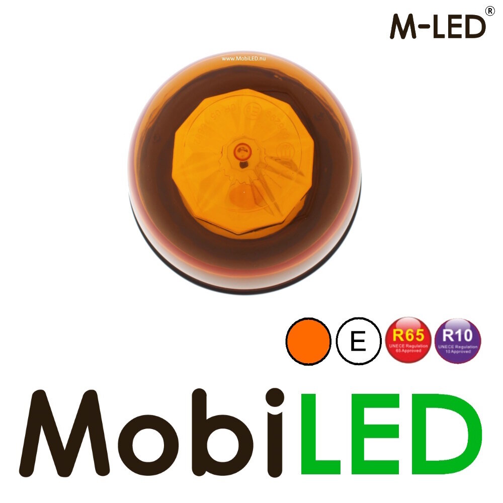 M-LED M-LED Amber zwaai/flitslamp met 7 patronen E-keur M-LED M-LED Amber zwaai/flitslamp met 7 patronen E-keur