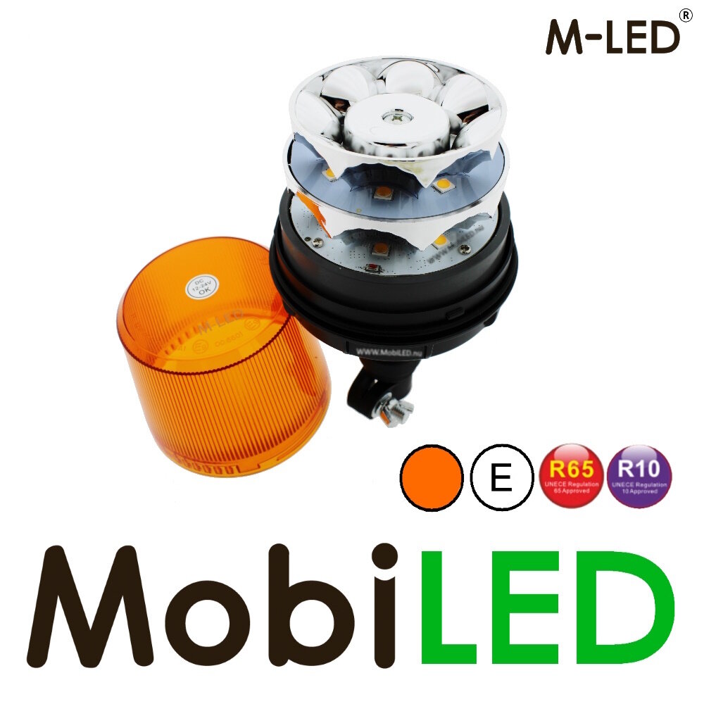 M-LED M-LED Rotating beacon / flasher 48 watts DIN flex