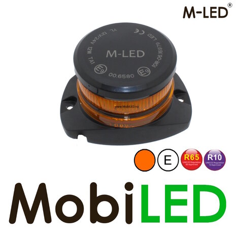 M-LED M-LED Mini zwaailamp / flitslamp magneet / vast E-keur