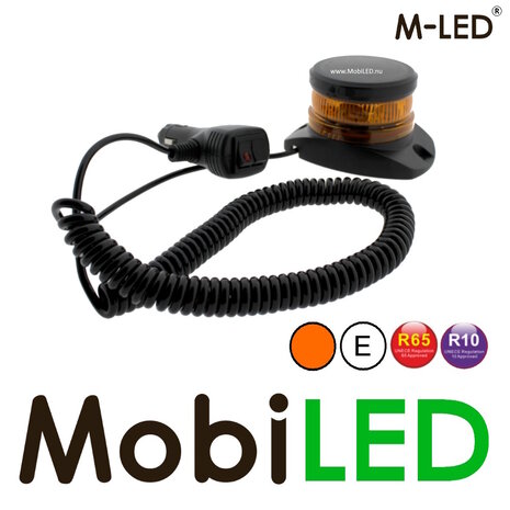 M-LED M-LED Mini beacon / flash lamp magnet / fixed E-mark