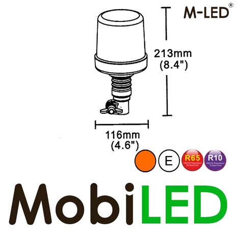 M-LED M-LED Rotating beacon / flasher 36 watts DIN mounting E-mark