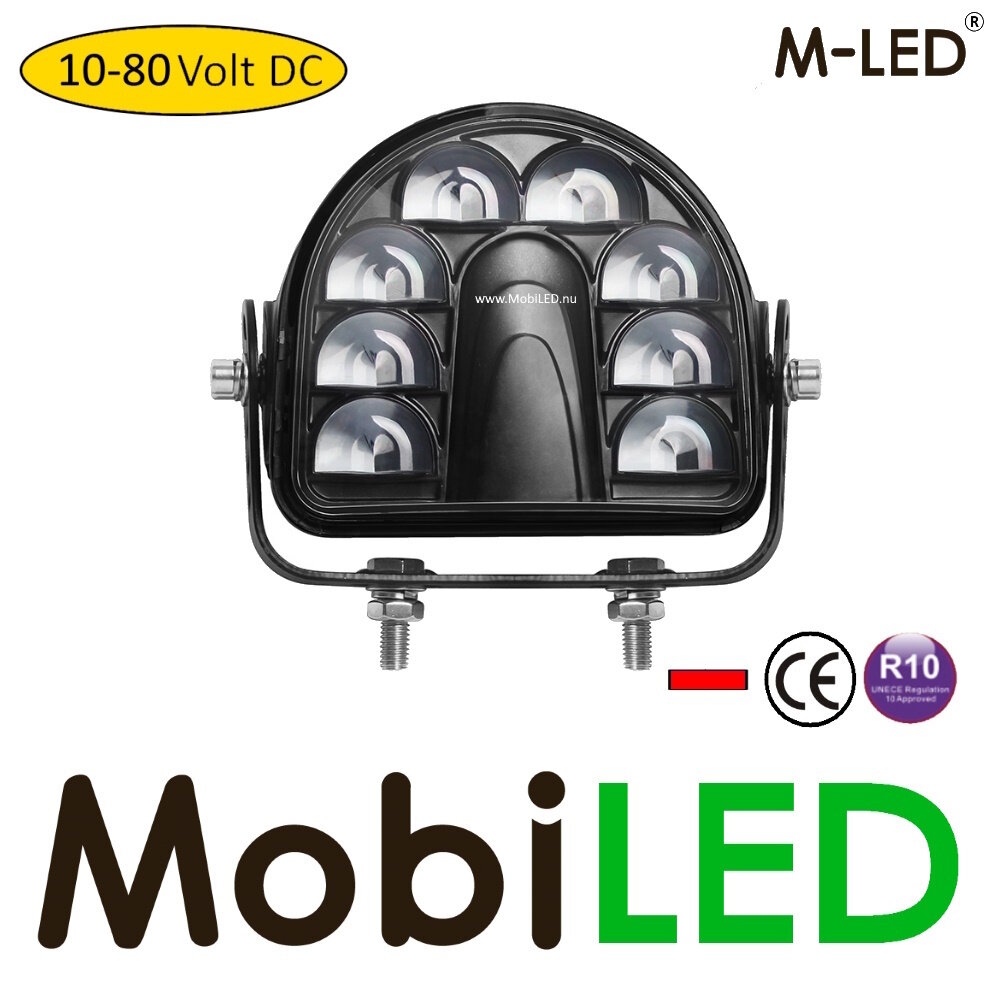 M-LED M-LED Veiligheidslamp 10-80 volt Rood E-keur M-LED M-LED Veiligheidslamp 10-80 volt Rood E-keur