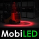 M-LED M-LED Lumière de sécurité 10-80 volts Rouge E-marque M-LED M-LED Lumière de sécurité 10-80 volts Rouge E-marque