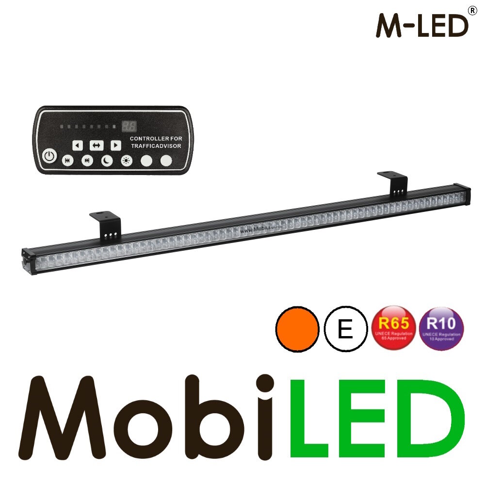 M-LED M-LED Traffic advisor + control panel Amber E-mark