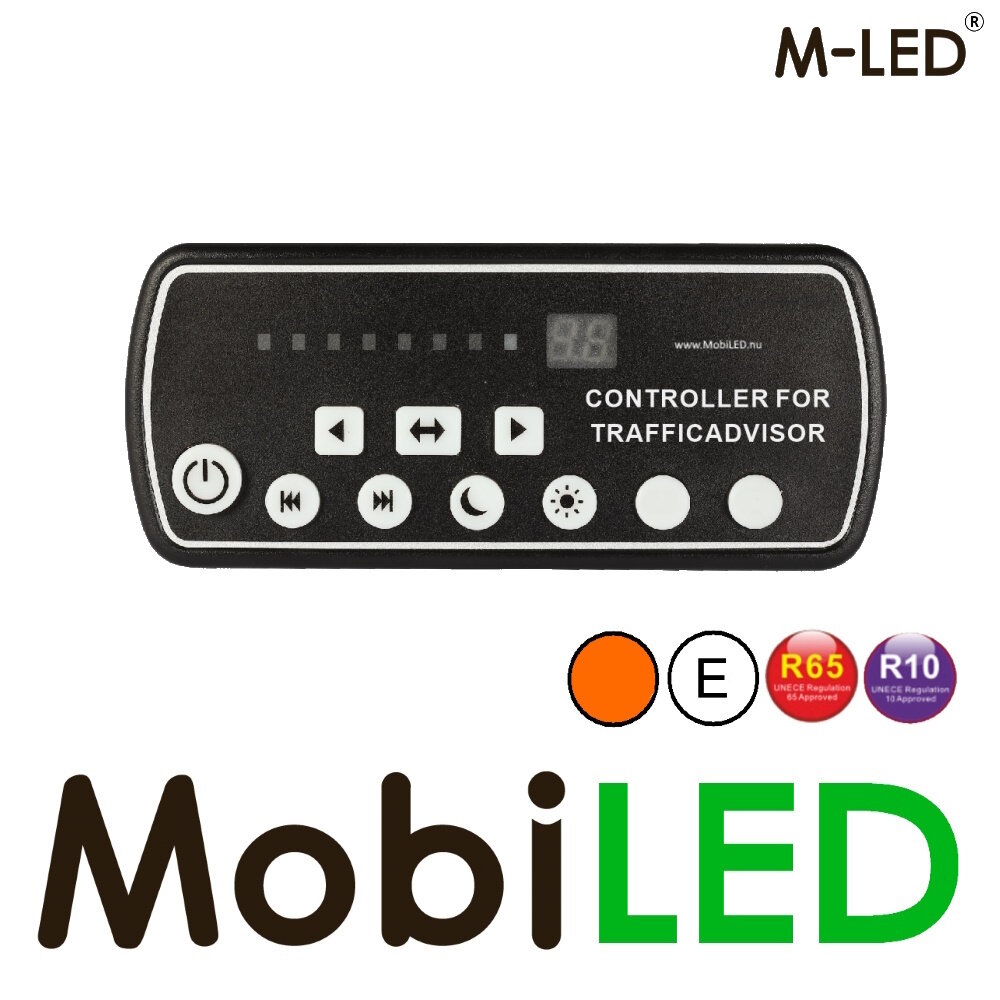 M-LED M-LED Traffic advisor + control panel Amber E-mark