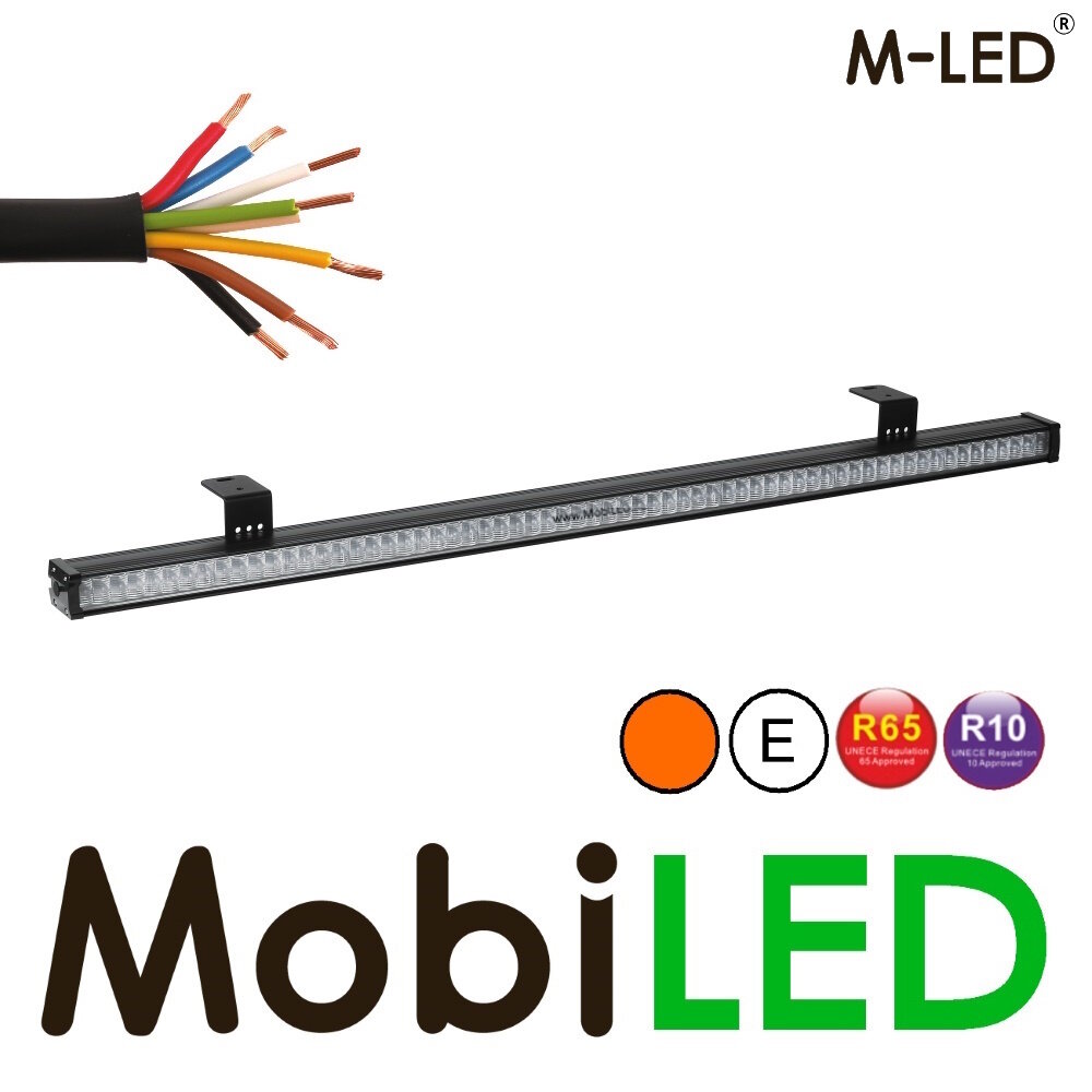 M-LED M-LED Conseiller trafic avec câble de connexion ambre E-marque M-LED M-LED Conseiller trafic avec câble de connexion ambre E-marque