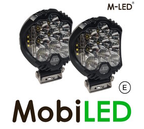 M-LED M-LED Ensemble 2x 7" Baja's  avec feu de position M-LED M-LED Ensemble 2x 7" Baja's  avec feu de position