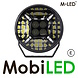 M-LED M-LED Cruiser 120W amber/white position light 9 inch E-mark M-LED M-LED Cruiser 120W amber/white position light 9 inch E-mark