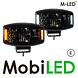 M-LED M-LED Touring Jumbo 100W amber/white position light 10 inches E-mark M-LED M-LED Touring Jumbo 100W amber/white position light 10 inches E-mark