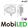 M-LED M-LED Koplamp links verwarmd E-keur M-LED M-LED Koplamp links verwarmd E-keur