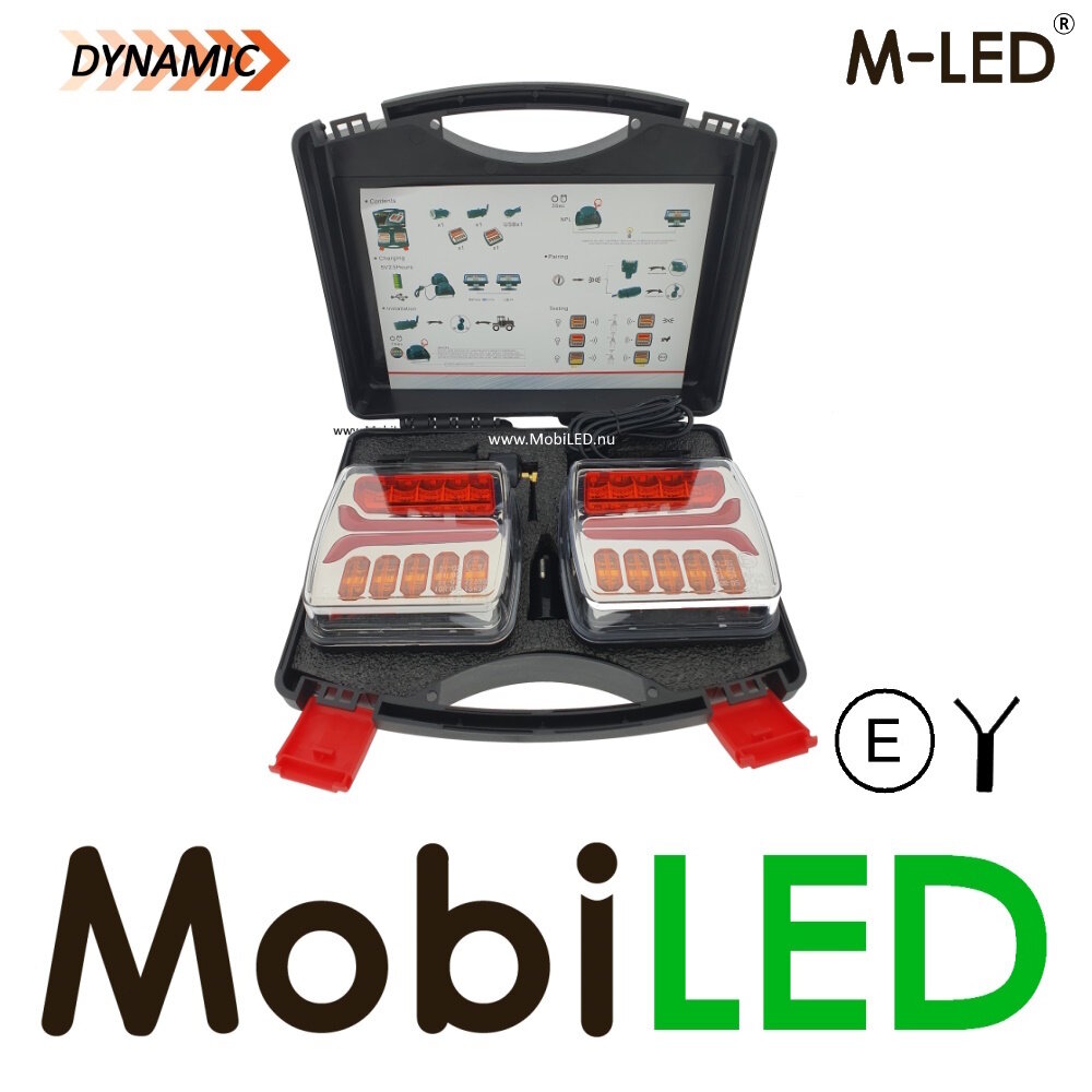 Wireless Trailer lighting set with magnet 12 volts 7 poles