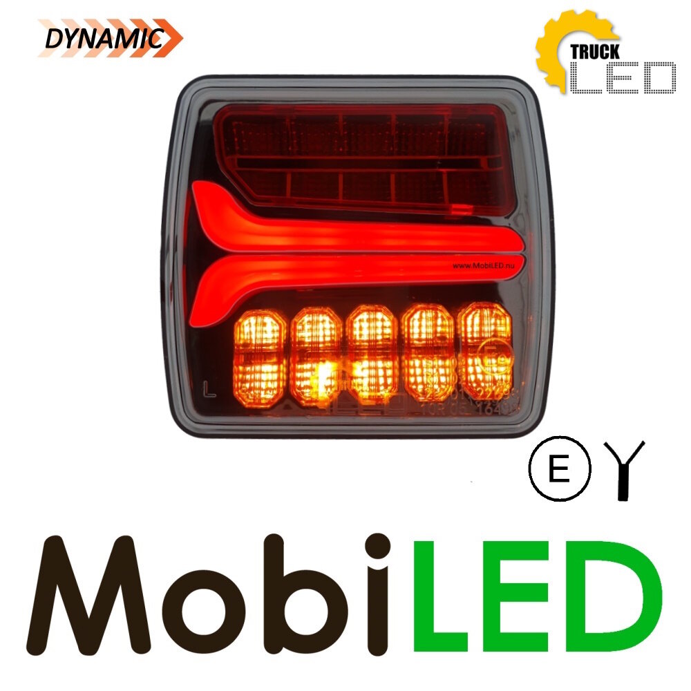 TruckLED Feu arrière dynamique 4 fonctions gauche E-marque