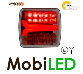 TruckLED Feu arrière dynamique Gauche 3 fonctions E-marque TruckLED Feu arrière dynamique Gauche 3 fonctions E-marque