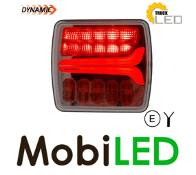 TruckLED Dynamisch achterlicht  Rechts 3 functies E-keur TruckLED Dynamisch achterlicht  Rechts 3 functies E-keur