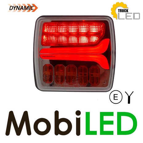TruckLED Feu arrière dynamique Droit 4 fonctions E-marque