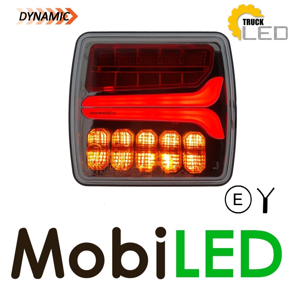 TruckLED Feu arrière dynamique Droit 4 fonctions E-marque