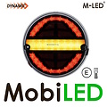 M-LED M-LED Dynamic round rear light Hamburger E-mark Right