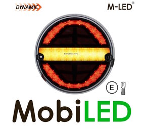 M-LED M-LED Dynamisch rond achterlicht Hamburger E-keur Rechts M-LED M-LED Dynamisch rond achterlicht Hamburger E-keur Rechts