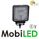 TruckLED Werklamp 27W led vierkant E-keur TruckLED Werklamp 27W led vierkant E-keur