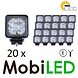 TruckLED Werklamp 27W led vierkant E-keur TruckLED Werklamp 27W led vierkant E-keur