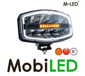 M-LED M-LED Saturn Verstraler met wit/amber positielicht M-LED M-LED Saturn Verstraler met wit/amber positielicht