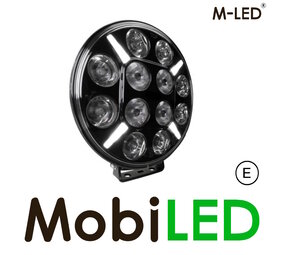 M-LED M-LED Verstraler 120W 9 inch Zwart met DRL