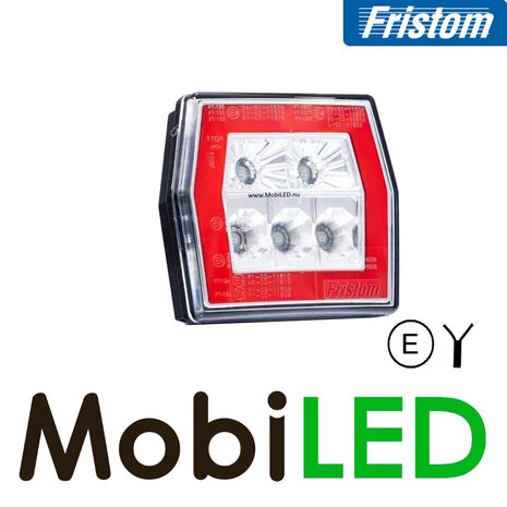 Fristom Fristom Rear light with 3 functions Neon look Cable E-mark Fristom Fristom Rear light with 3 functions Neon look Cable E-mark