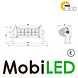 TruckLED Type-D lampe de travail combi 22 watts E-marque