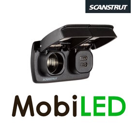 Scanstrut Flip Pro Multi USB en 12V snellader Scanstrut Flip Pro Multi USB en 12V snellader