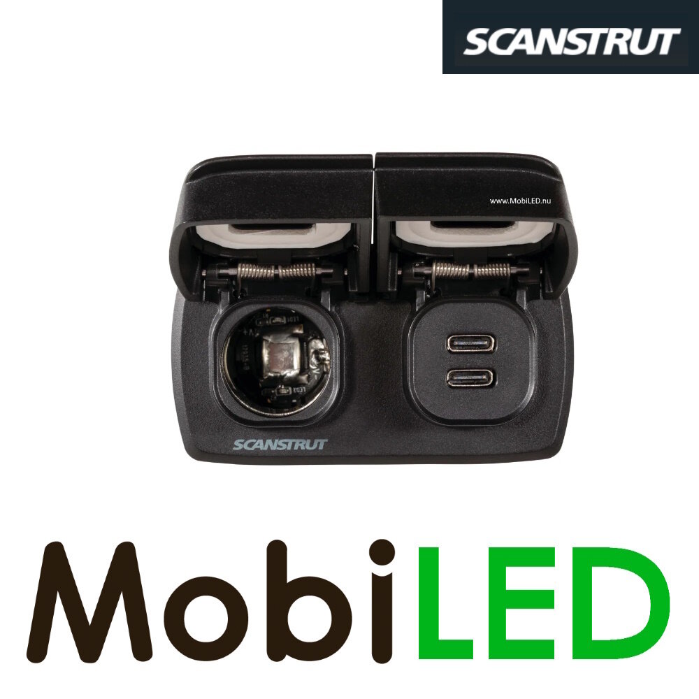 Scanstrut Flip Pro Multi USB en 12V snellader
