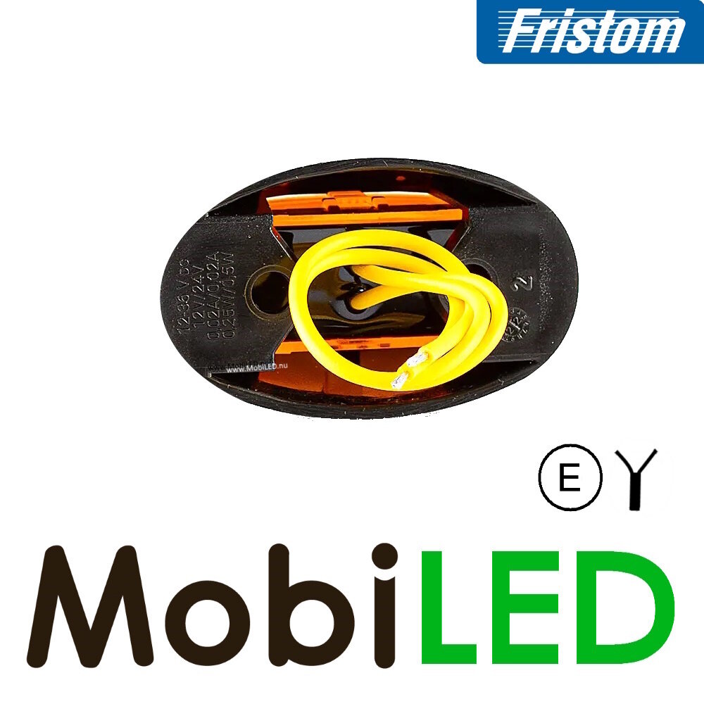 Fristom Zijmarkering halfrond amber E-keur Fristom Zijmarkering halfrond amber E-keur