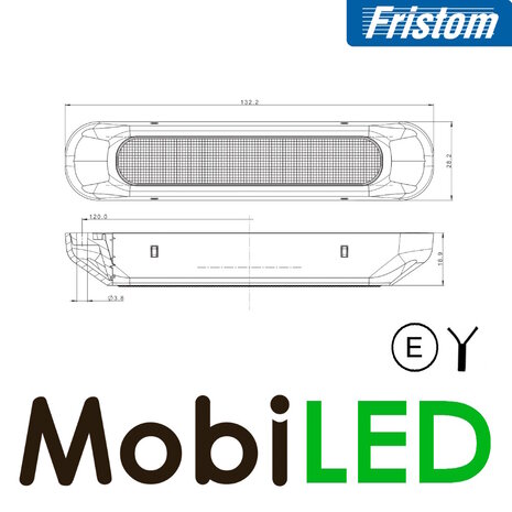 Fristom FT-331 Front positie licht met richtingaanwijzer E-keur Fristom FT-331 Front positie licht met richtingaanwijzer E-keur