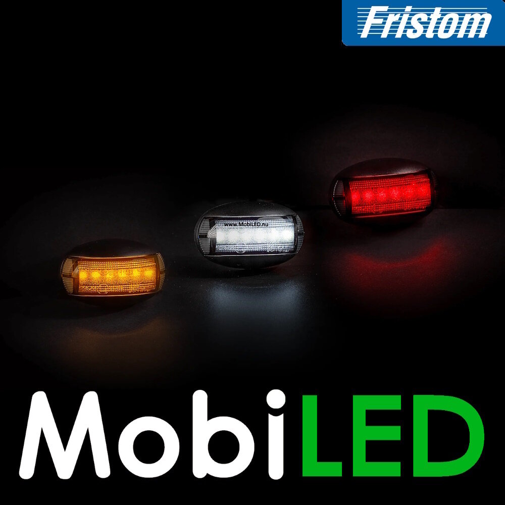 Fristom Zijmarkering halfrond wit darklook E-keur