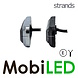 Strands Strands Dark Knight zijmarkering Strands Strands Dark Knight zijmarkering