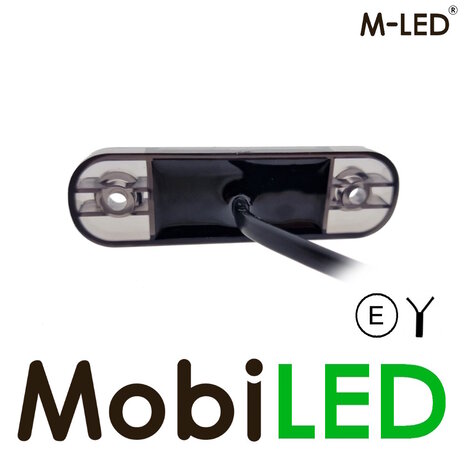 M-LED M-LED Marquage ligne Slim aspect foncé ambre E-mark 12-24 volts M-LED M-LED Marquage ligne Slim aspect foncé ambre E-mark 12-24 volts