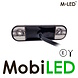 M-LED M-LED Markering slim line amber dark look E-keur 12-24 volt