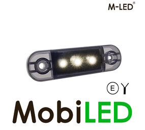 M-LED M-LED Markering Slim line donker uiterlijk wit M-LED M-LED Markering Slim line donker uiterlijk wit