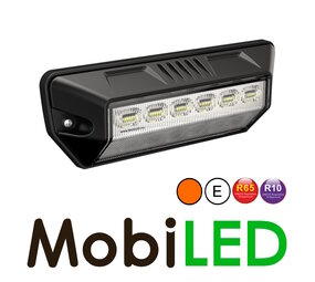 Lampe combinée  "scene light" avec flasheur Noire