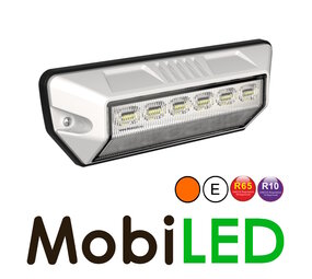 Lampe combinée  "scene light" Blanche avec flasheur