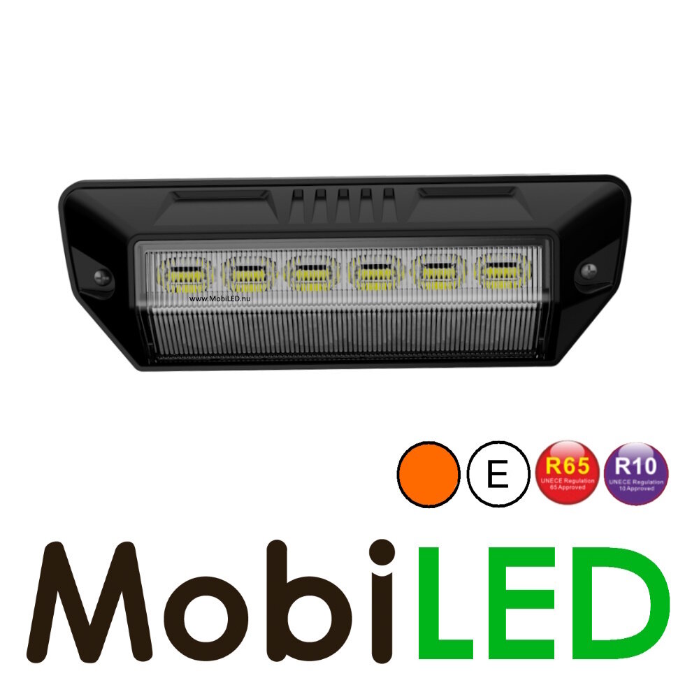 Lampe combinée en saillie "scene light" Blanche avec flasheur